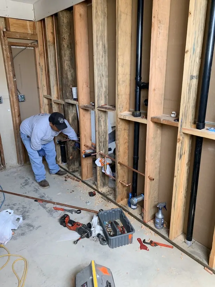 Commercial rough-in plumbing for Gas Line Repair in Vermont Knolls